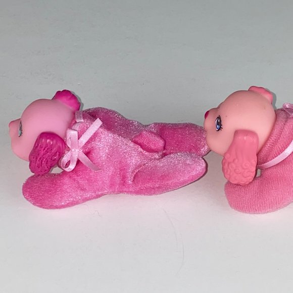 Puppy Surprise 2 Pink Puppies Replacement Pups Different Color Eyes Toy Figure - Picture 6 of 7